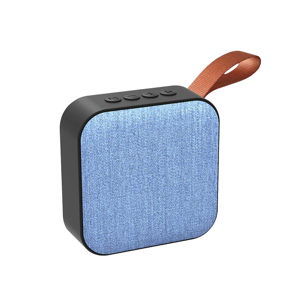 New Design Portable Rechargeable Blue Tooth Wireless Speaker for Home Wireless Speakers Square Shape Blue My Store