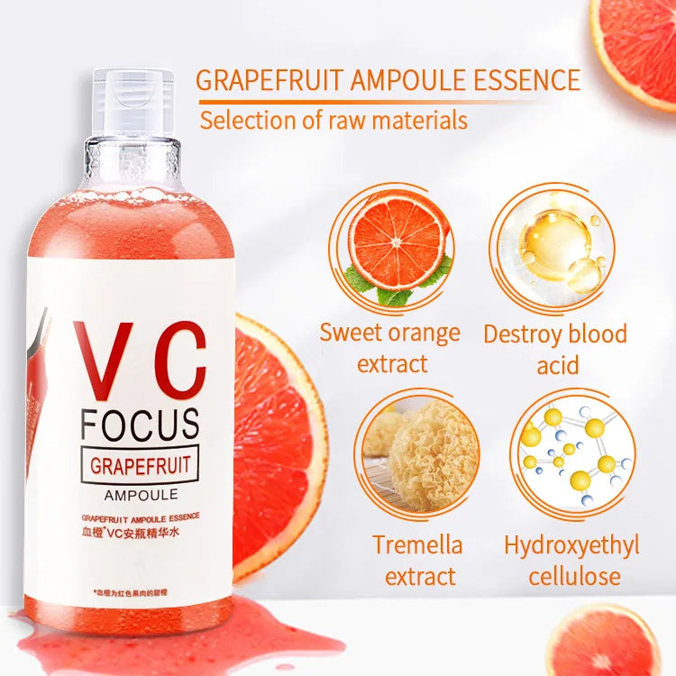 500ml 24K Gold Ampoule Essence Vitamin C Hyaluronic Acid Nicotinamide Polypeptide Moisturizing Firming Brightening Skin Water