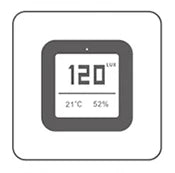 SmartLife Tuya Smart ZigBee Bluetooth-Compatible Mesh Brightness Thermometer Light Temperature Humidity Detector Wireless Remote