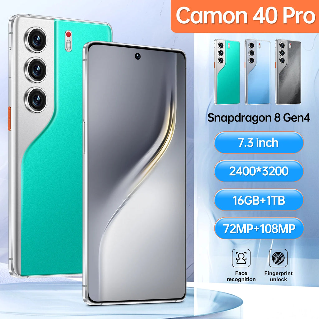 Camon 40 Pro 5G Smartphone 16GB RAM 1TB Storage - Dual SIM Tidesmit