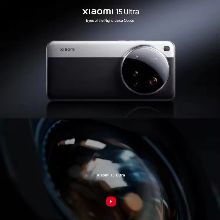 Xiaomi 15 Ultra 5G smartphone in black showing rear camera setup and sleek design for global use