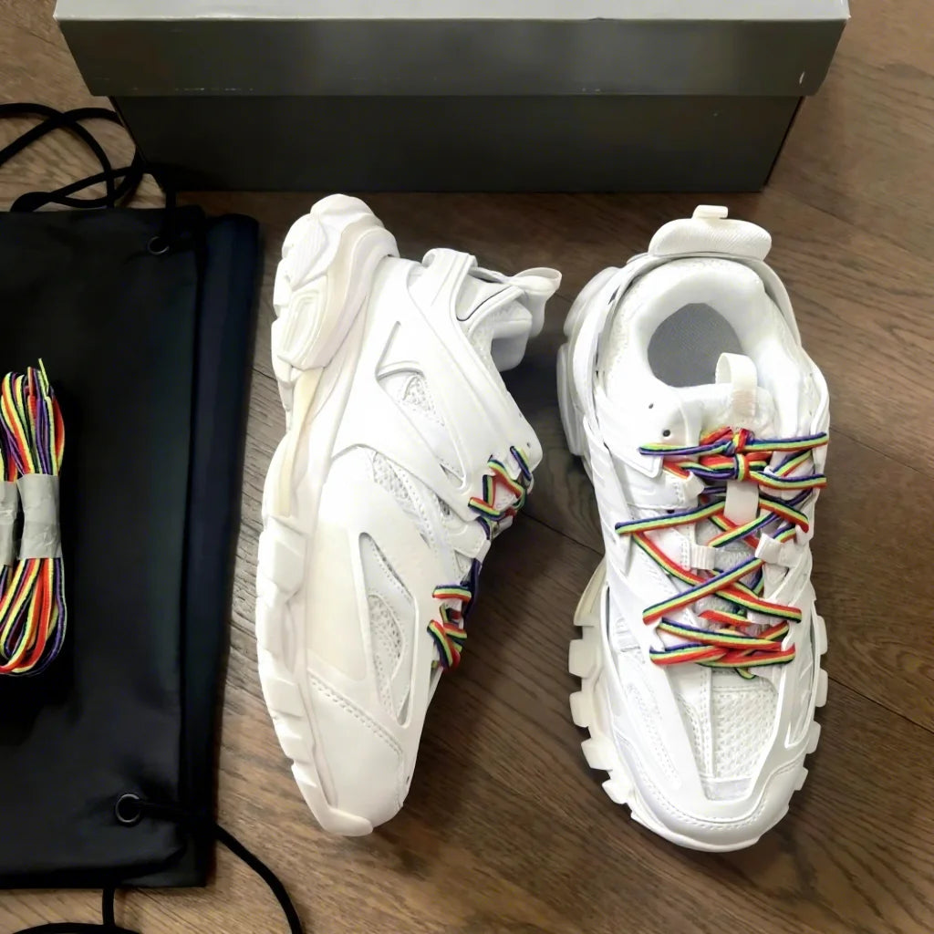 2026 Original Top Quality Lace-up Sport Shoes Genuine Leather Track Shoes Luxury Designer Fashion Sneakers for Men Women