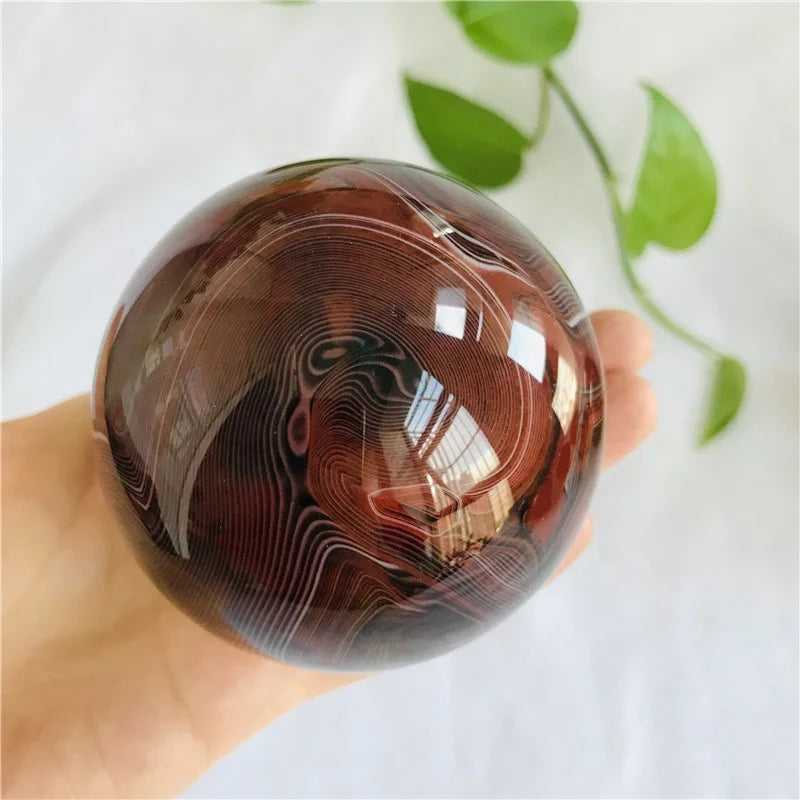 Wholesale Rare Natural Red Carnelian Agate Ball Sardonyx Quartz Crystal Sphere Healing Natural Stone