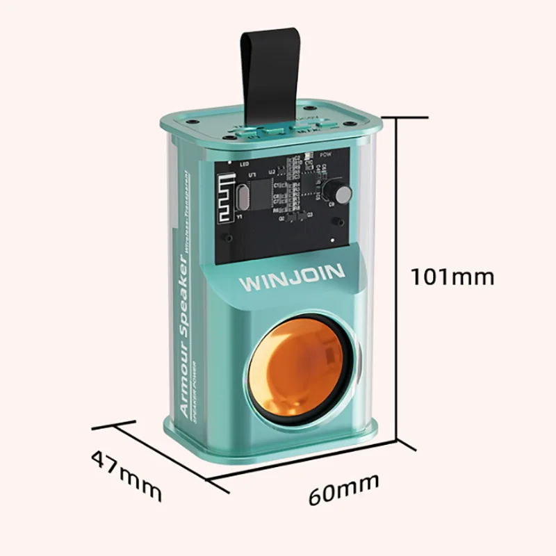 Bluetooth Speaker -Manufacturer Direct Sales High Quality Wireless Bluetooths Mini Car Speakers Outdoor Stereo Waterproof BT Speaker