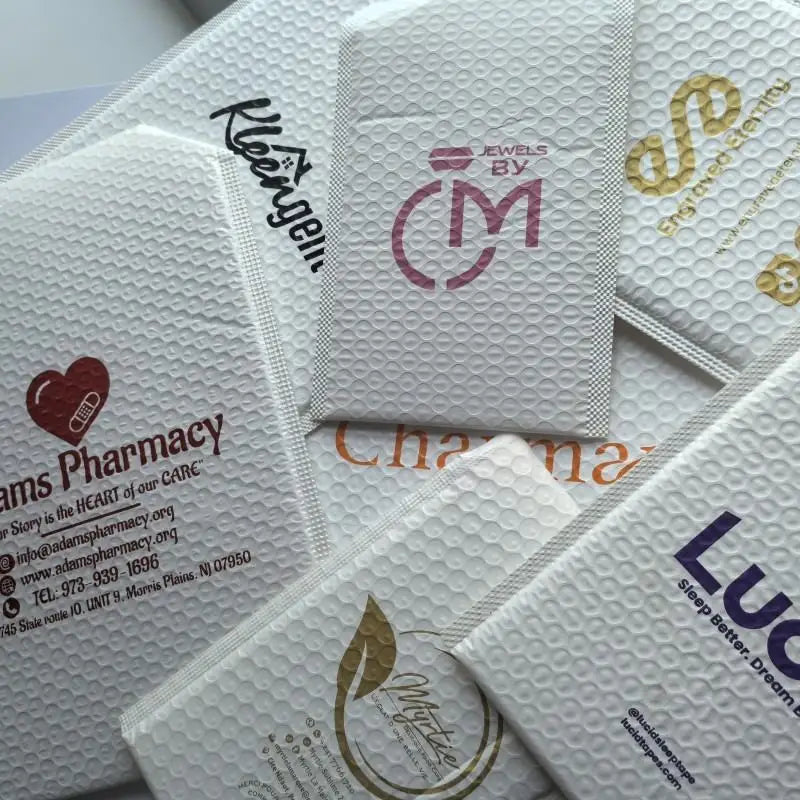 Eco Friendly Packaging Envelopes Custom Shipping Padded Mailers Pink Poly Bubble Mailers Wholesale Padded Envelopes