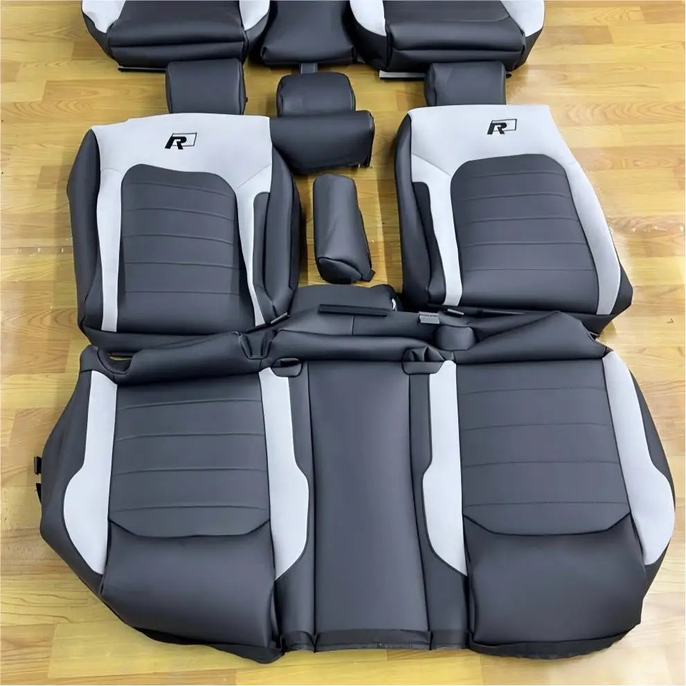 Full Set Leather Car Seat Cover Replacement Custom Fit for Volkswagen Golf Mk1