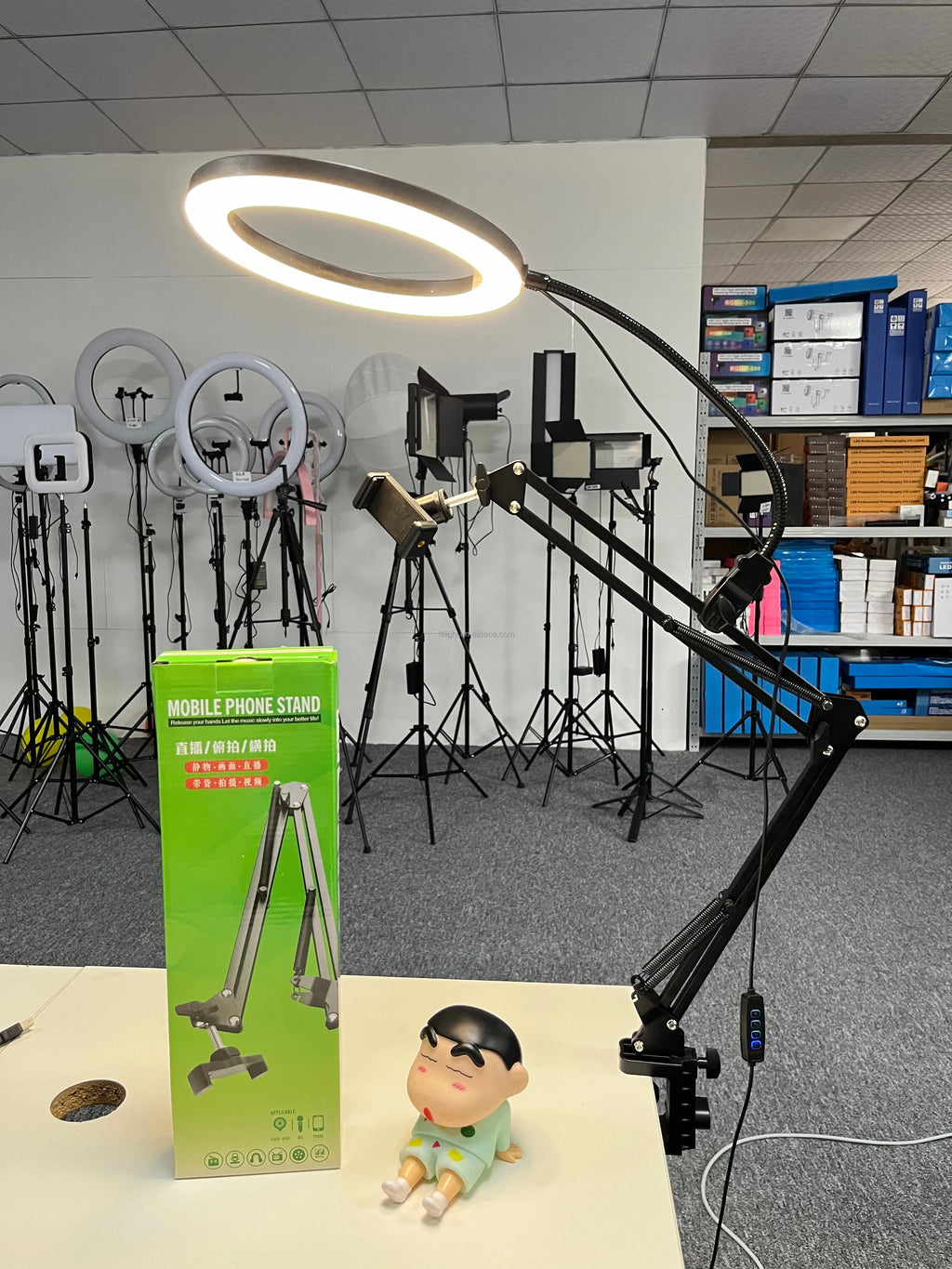 10 Inch Live Broadcast Photography Fill Light 26cm Led Live Beauty Circular Selfie Ring Light With Holder Stand Tidesmit