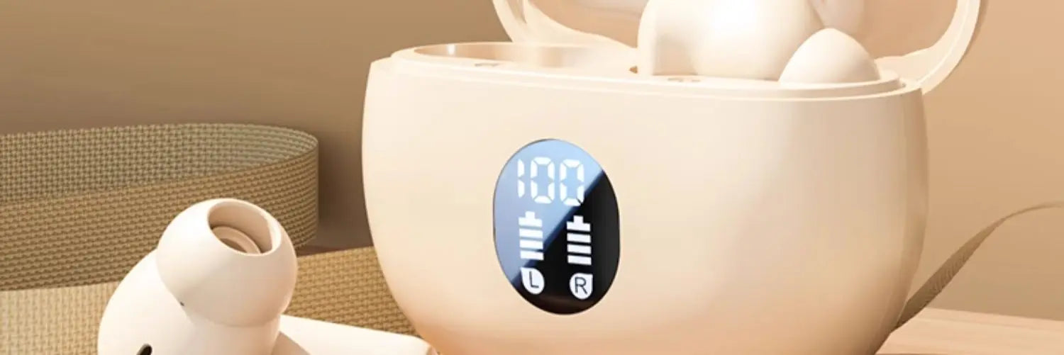 For Bluetooth In-Ear Headset LED Battery Wireless Noise Reduction Long Endurance High Sound Quality for Sports Running Tidesmit