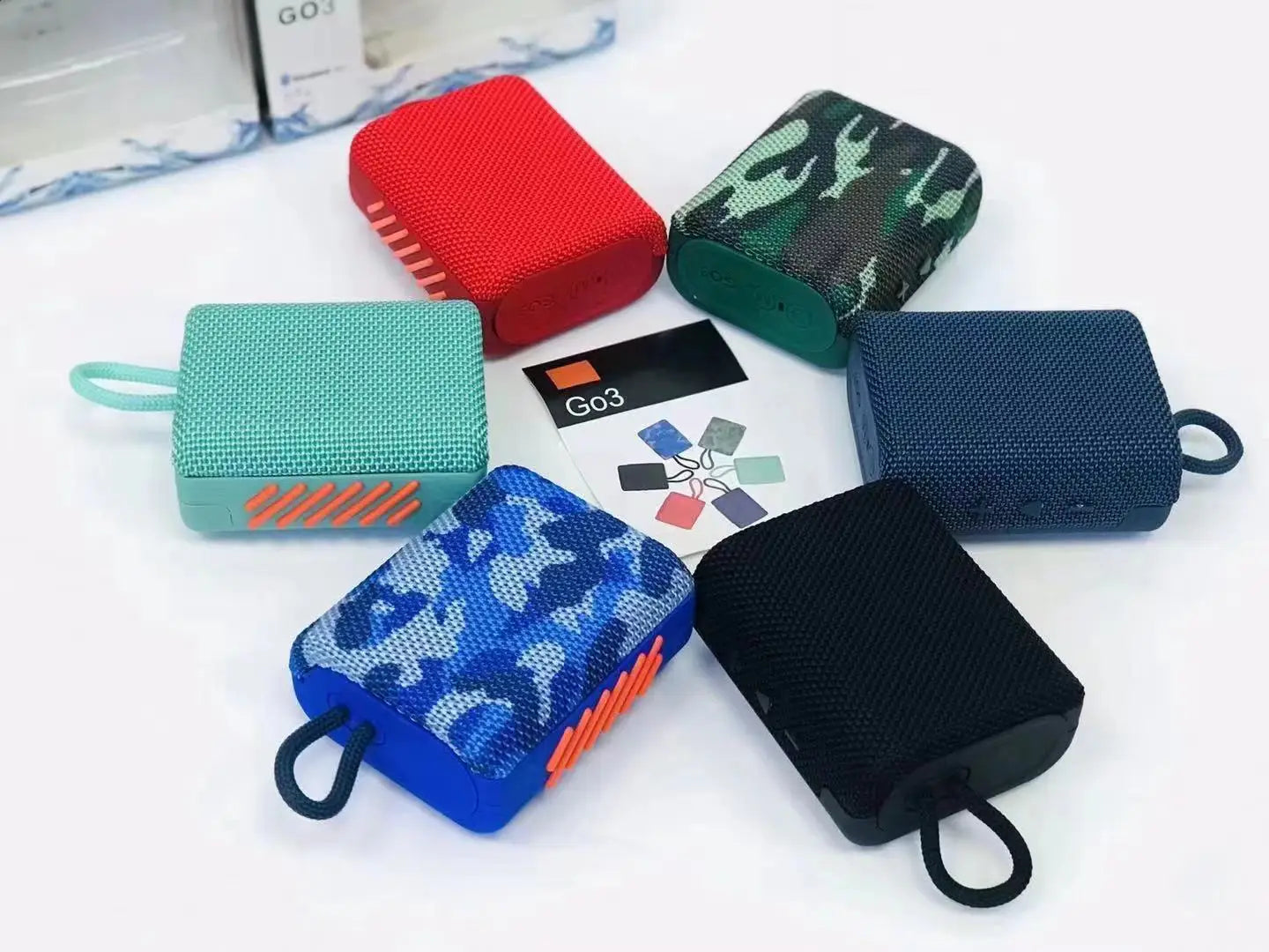 Bluetooth Speaker -Hot Sale Portable G3 Wireless Mini Speakers Waterproof Outdoor Bass Sound for Bluetooth Sports Party Box LED Airplay DC Plastic