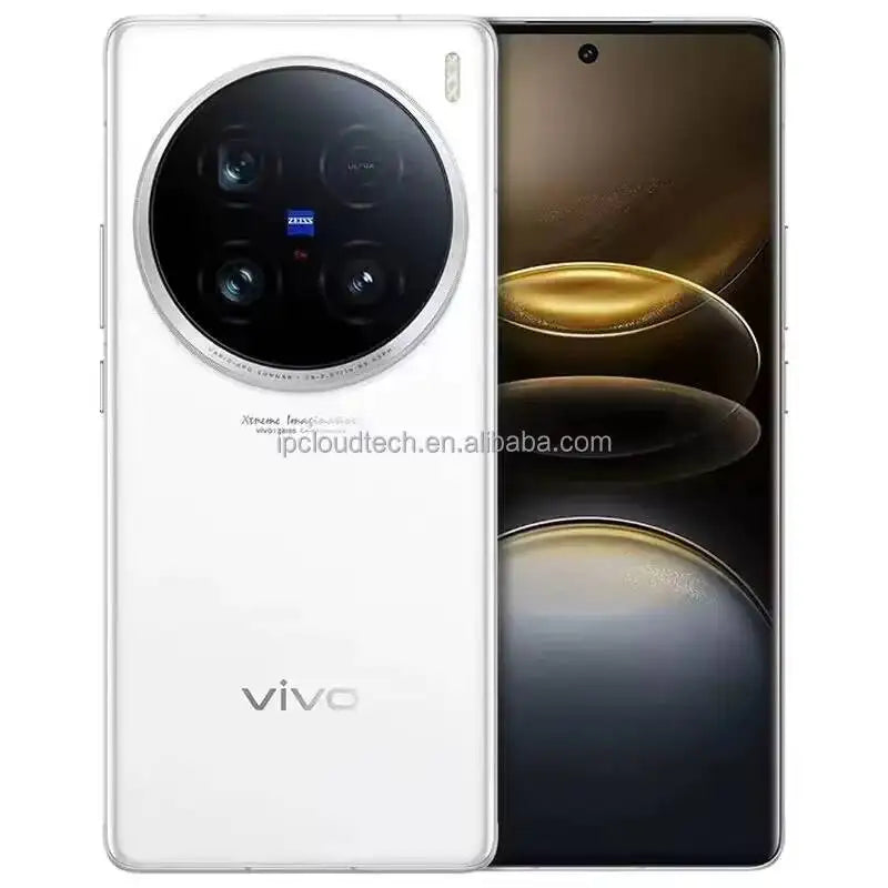 Vivo X100 Ultra 5G smartphone showing 6.78-inch 4K AMOLED display and sleek design for high-performance mobile gaming.