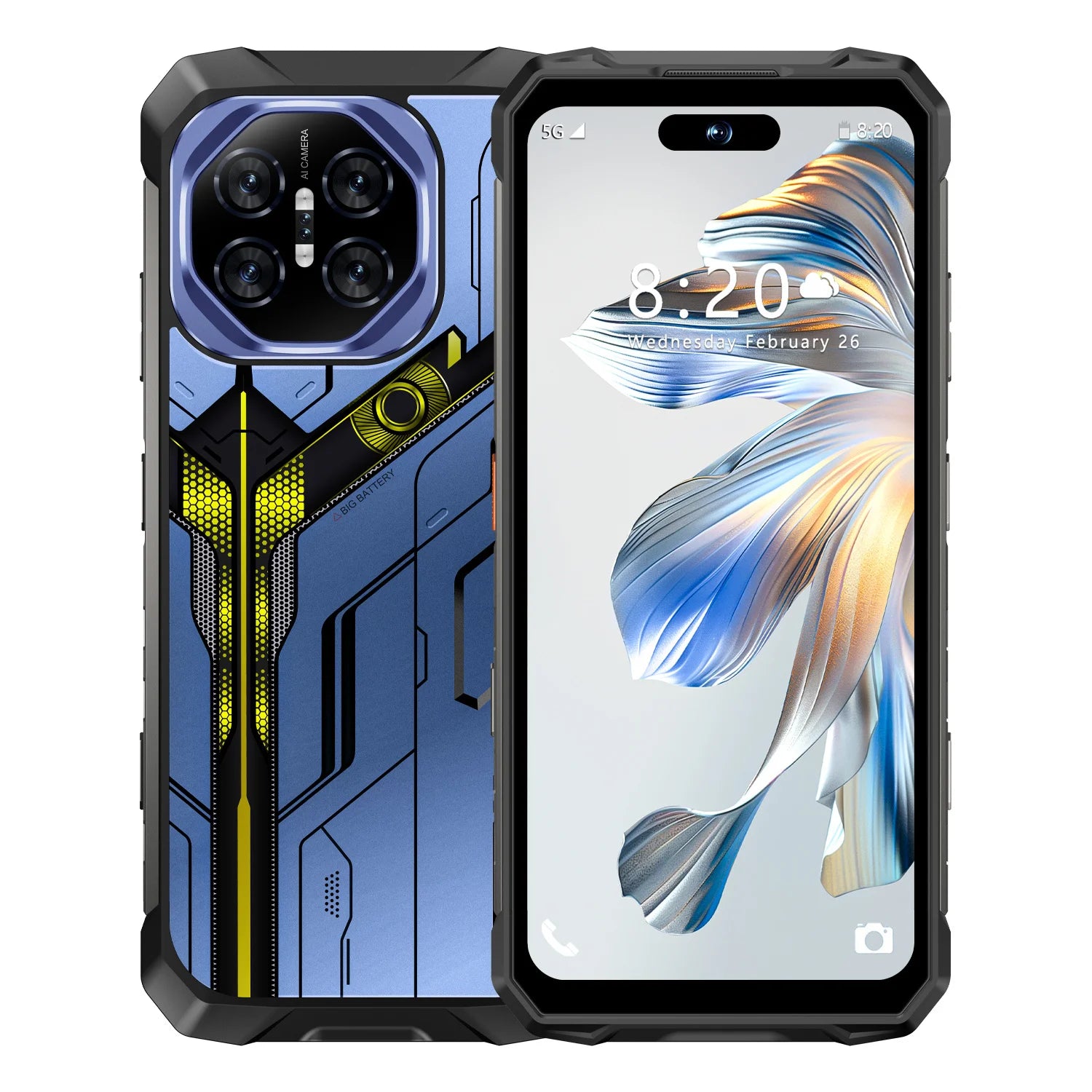 Tidesmit X27 Ultra Android smartphone with 7.2 inch display 16GB RAM 1TB storage and dual SIM in sleek design