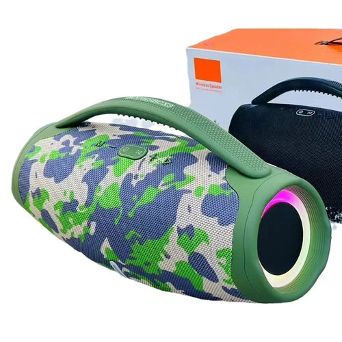 40W Super Boombox3 Pro LED Portable Wireless for Blue-tooth Speaker Waterproof Column Outdoor Music Player Big Boombox 3 Battery - Tidesmit