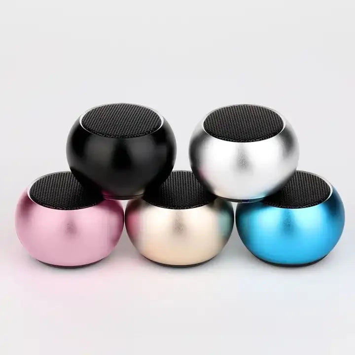 Bluetooth Speaker -Popular Wireless BT Speaker M3 Super Mini Multi Function Outdoor Sports Portable Round Small Steel Cannon Speakers