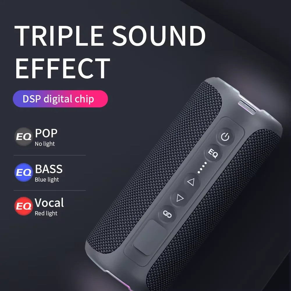 Bluetooth Speaker -True Diversity Party Box Outdoor Professional bluetooth Led Dj Party Waterproof bluetooth Speaker for Conference Use