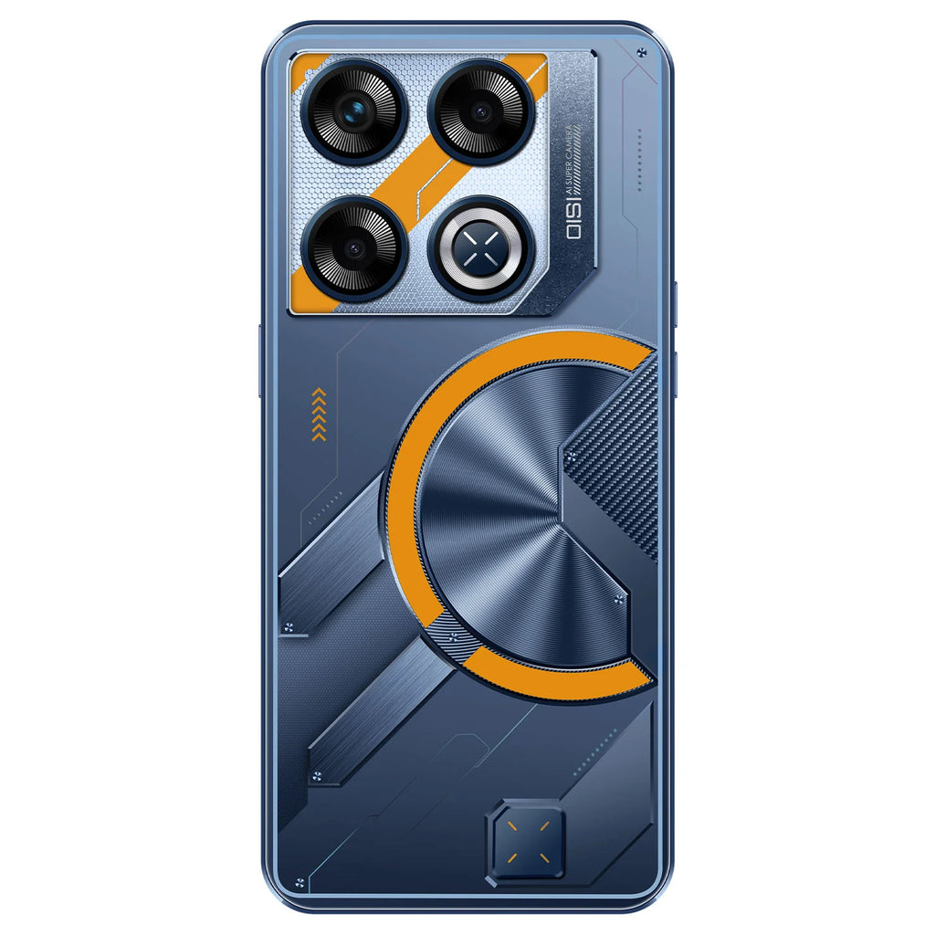 Slim 7.3-inch Gt20 Pro smartphone profile showing premium design and advanced camera module.