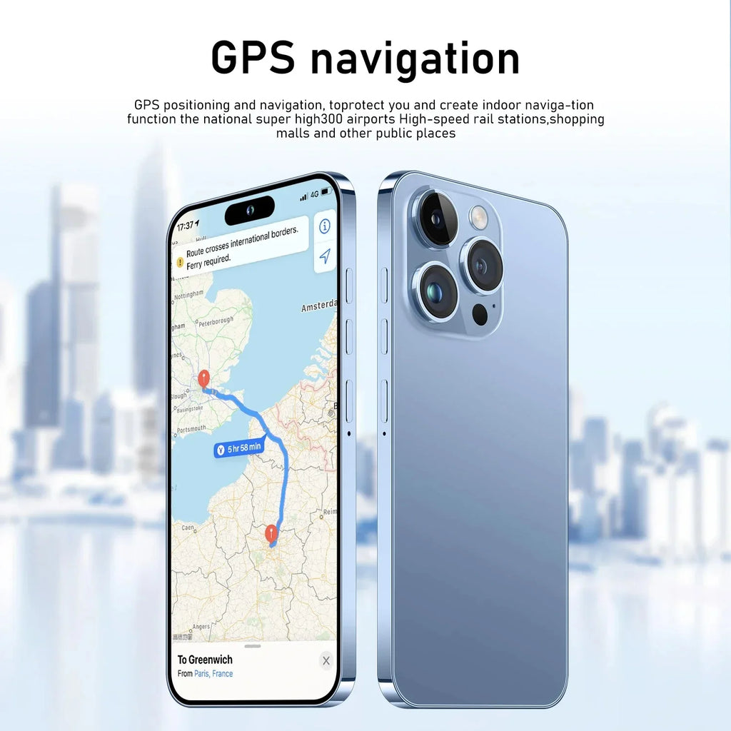 Unlocked Phone 15 Pro Max 8GB+512GB Dual Sim Card 4G 5G Smartphone 6.8 Inch OLED Screen I 15 Phone 15 Pro Max Smart Phone logo - Tidesmit