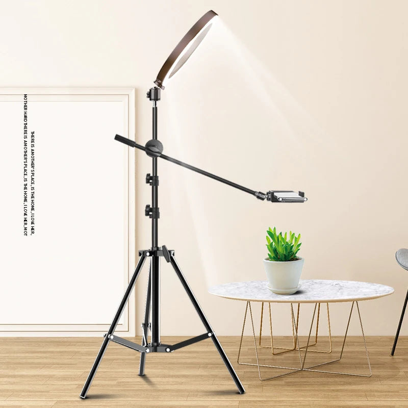 10 Inch LED Ring Light with Tripod Stand for Content Creation Tidesmit