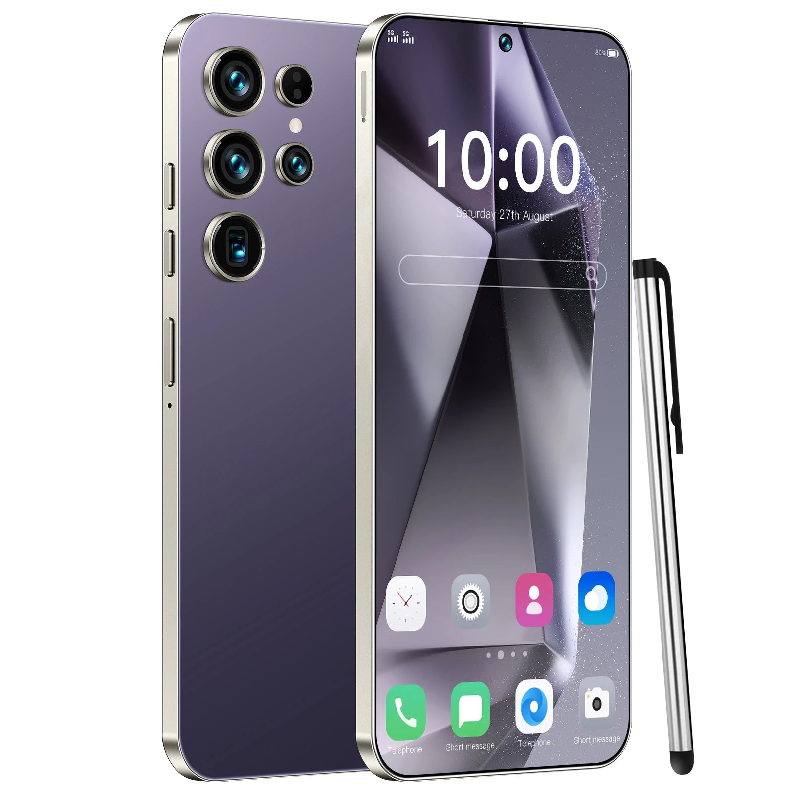 S26 ULTRA 5G Decacore CPU Smartphone 108MP Rear Camera HD Screen Online Retailer Offers Tecno Mobile Phone French Spanish - Tidesmit