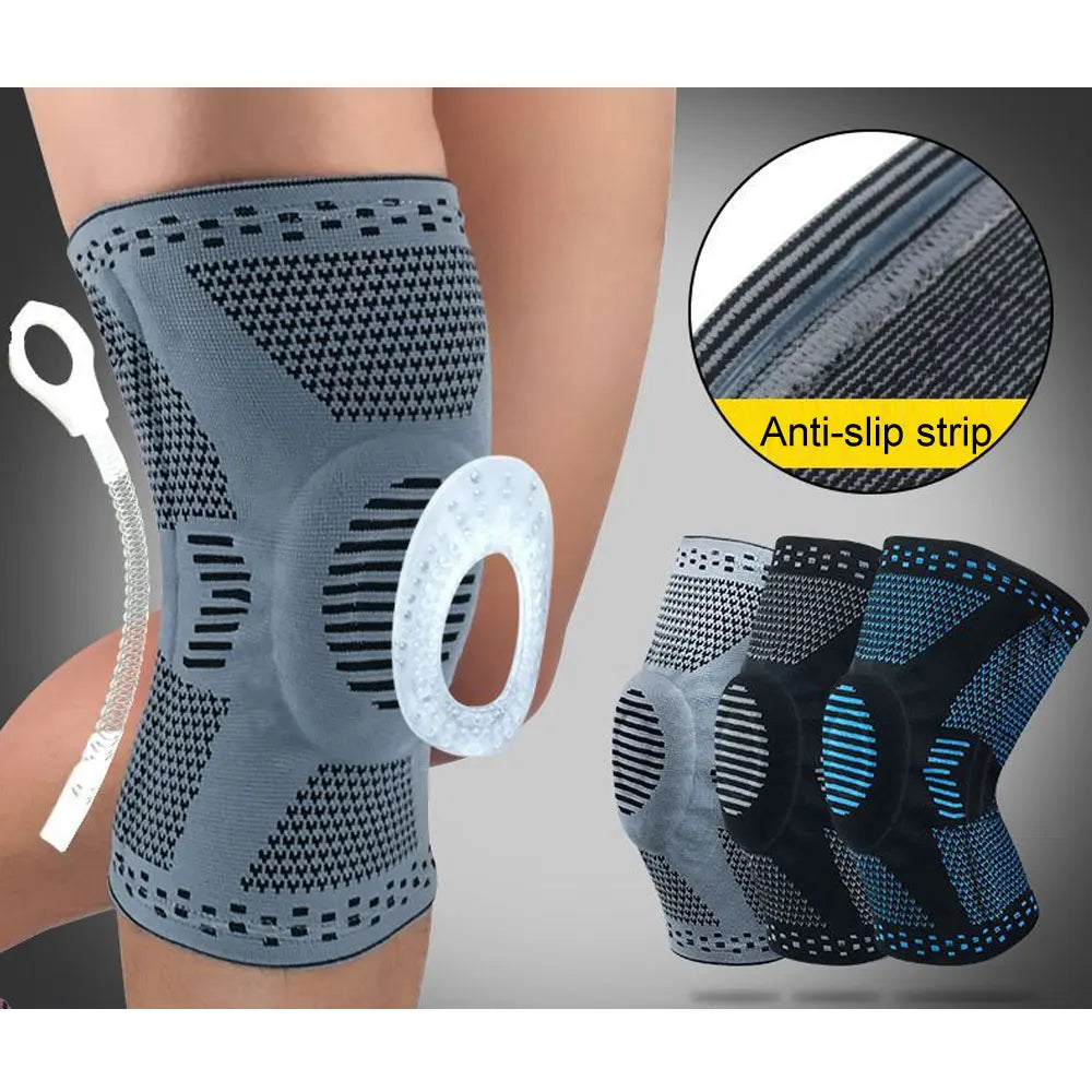 Professional Compression Knee Brace Support Protector For Arthritis Relief, Joint Pain, ACL, MCL, Meniscus Tear, Post Surgery