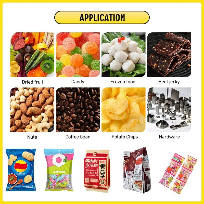 Multifunctional Bean Grain Nut Food Weighing Potato Rice 1Kg 2Kg 5 Kilo Sunflower Seeds Packing Chips Packaging Machine