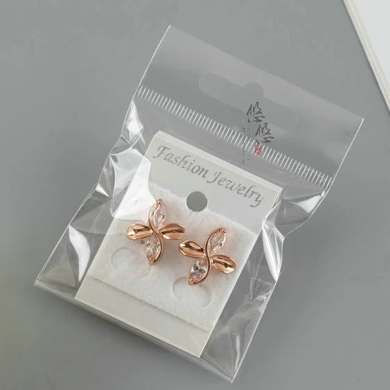 Self-Adhesive Clear PE Plastic Jewelry Poly Bag OPP Gift Packaging Valve Gravure Printing Disposable Custom Logo SIYU Brand