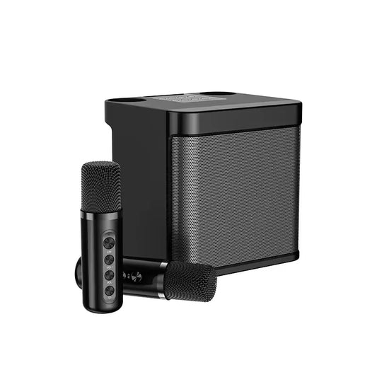 Bluetooth Speaker -Ktv Stereo Karaoke Machine Portable Bluetooths Karaoke Speaker for Adults and Kids With 2 Wireless Microphones