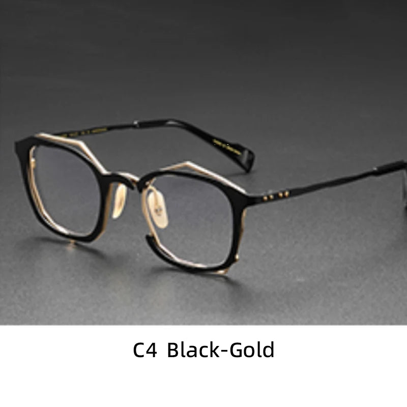Luxury High Quality Lightweight Titanium Rimless Full Frame Anti-blue Light Glasses for Unisex All Face Shapes