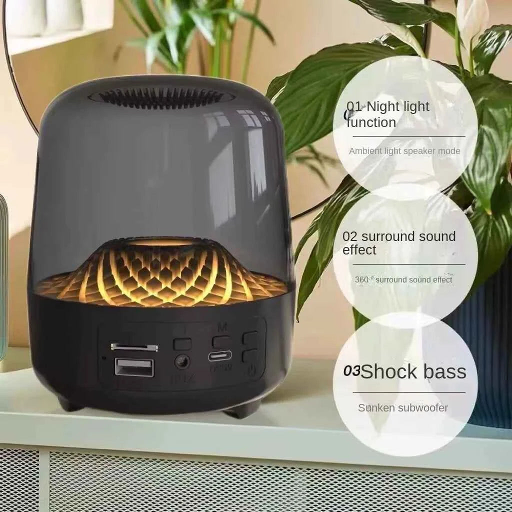 Multi-Functional RGB Desktop Speaker with Wireless for Bluetooth Audio Battery-Powered Home Theater Subwoofer for Gaming My Store