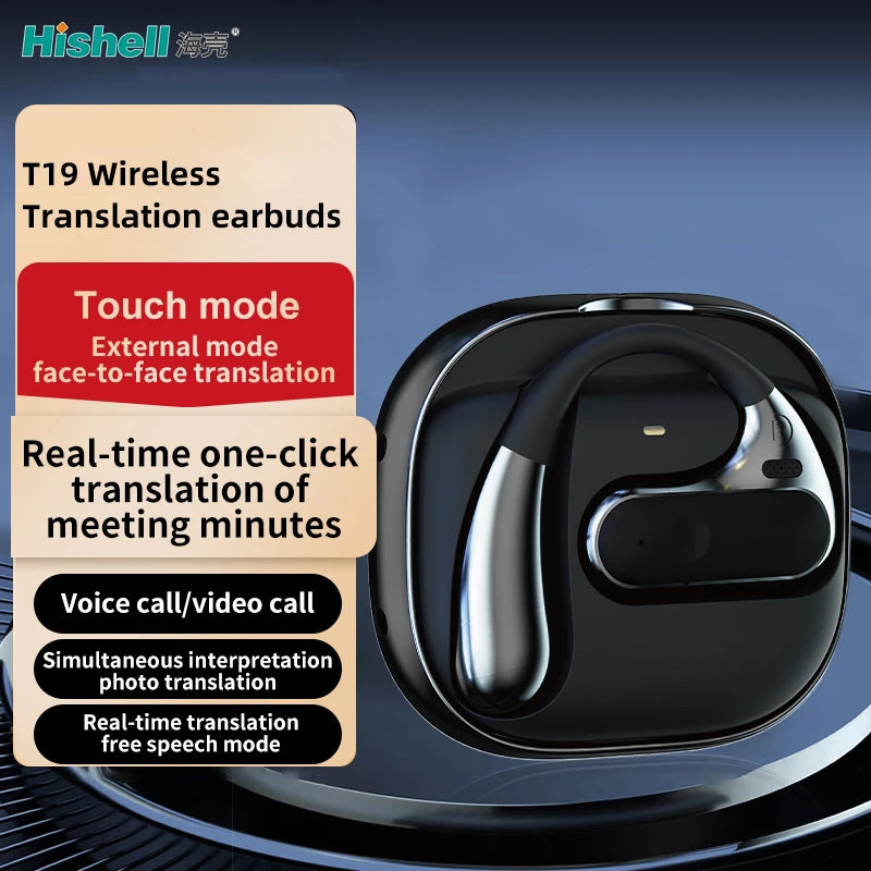 Portable Mini Translator Over 100 Kinds of Languages Mobile Phone APP Translate Real Time Smart Voice Translation Device Tidesmit