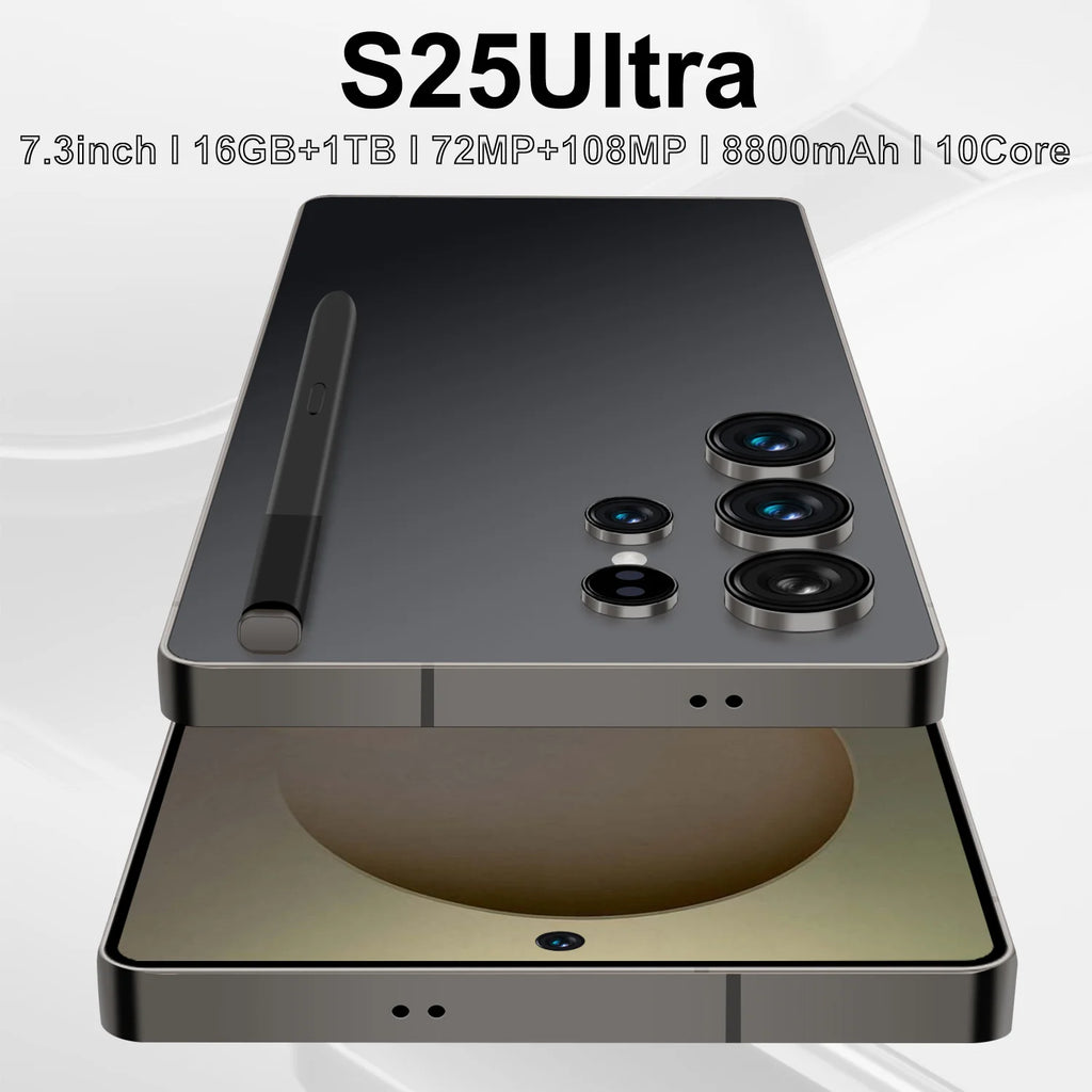 S25 Ultra 5G Smartphone, 16GB RAM, 1TB Storage, 8800mAh Battery Tidesmit