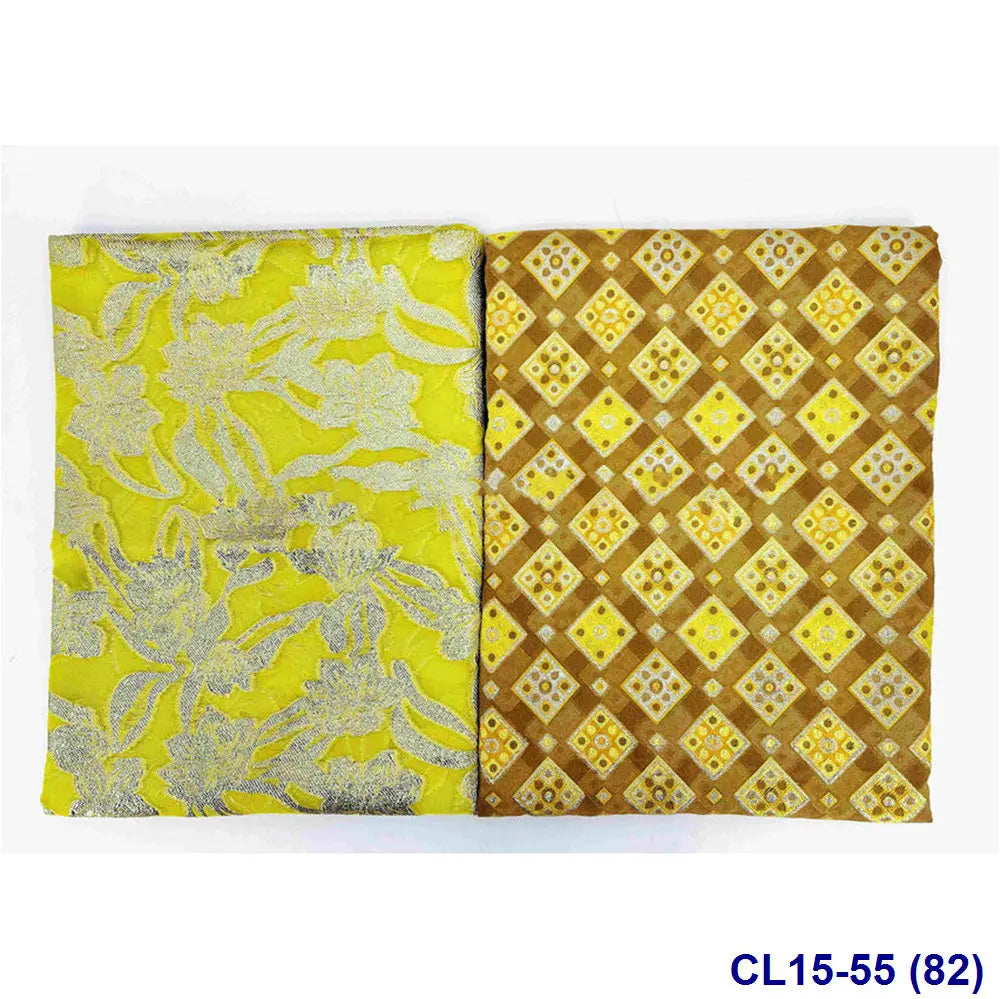 Lisami RTS Luxury Silk Fabric Elegant Multi-Color 3D Metallic Handcut for Dresses Weddings and Curtains