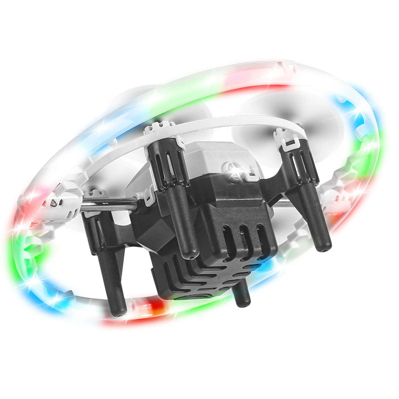 HOSHI FX-41 Aurora Ball Mini Drone Cool RGB Light Protective Design Remote Control for Kids Christmas Gifts Tidesmit