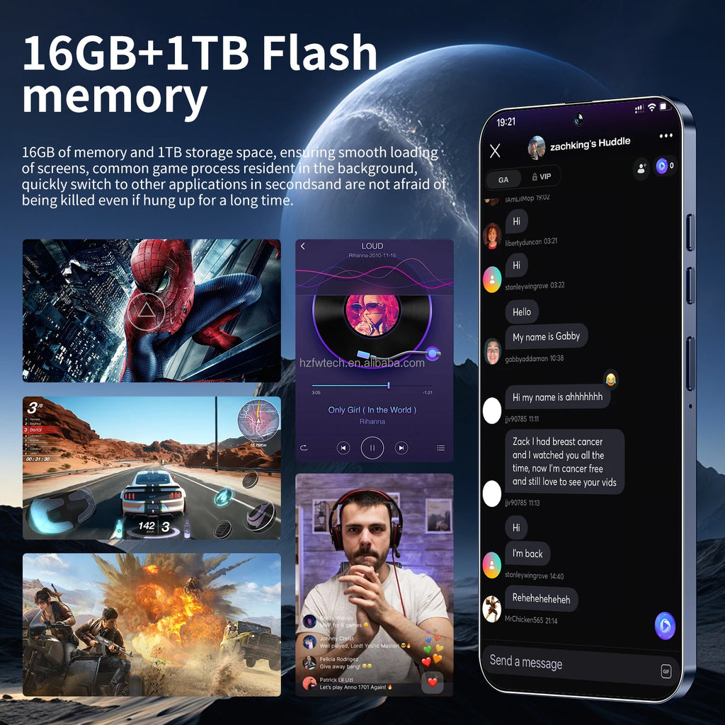 S26 Ultra 5G Smartphone 1TB 16GB RAM Orange - Unlocked Mobile Tidesmit