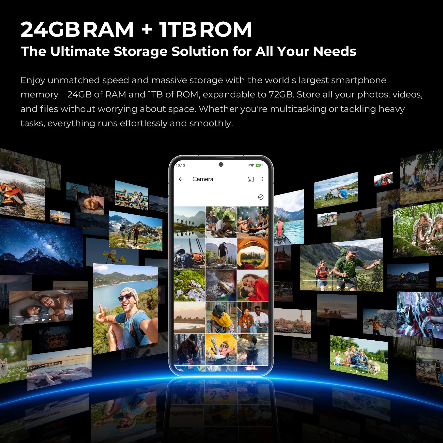 Oukitel WP200 Pro 24GB+1TB 6.7" FHD+ AMOLED Display 120Hz 32MP+108MP 5G Rugged Smart Phone - Tidesmit