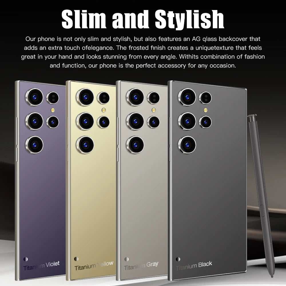 High Quality Original S24 Smartphone S24 Ultra Smart Phone Unlocked 4g 5g Cellphone 7.3inch - Tidesmit