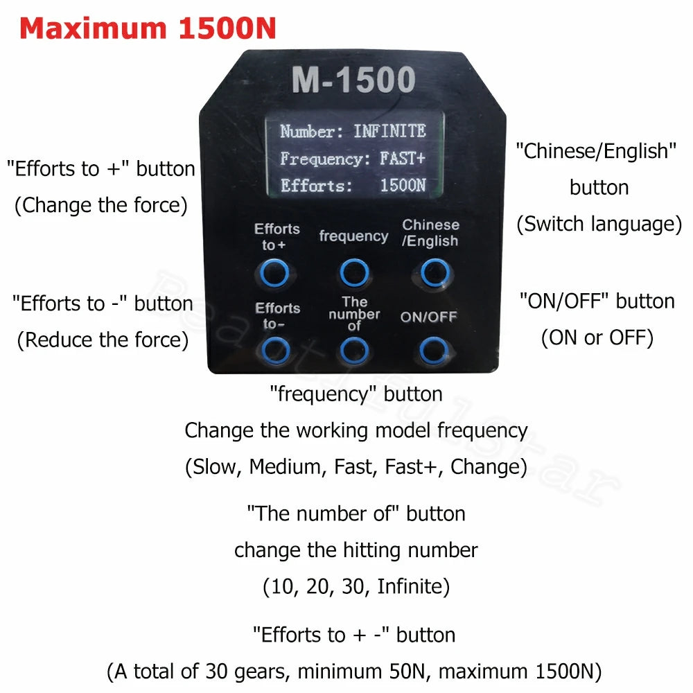 Chiropractic Adjusting Tool 1500N Electric Spine Massager for Recovery Fascia Gun Tidesmit