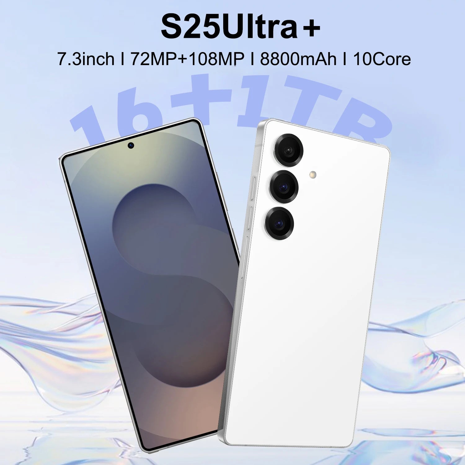 S25 Ultra 5G Smartphone 1TB 16GB RAM Unlocked - Gray Tidesmit