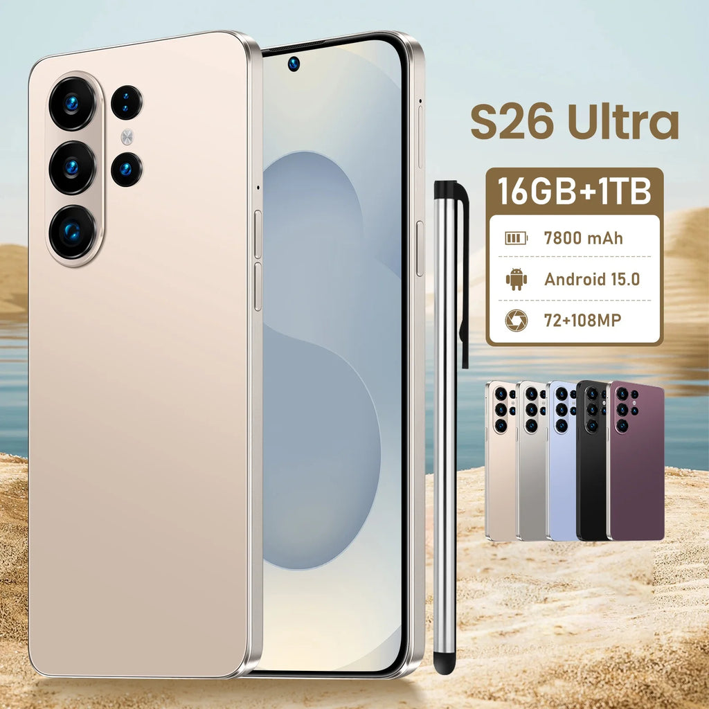 Unlocked 5G Smartphone: 7.3 Inch AMOLED Display, 16GB RAM, 1TB Storage Tidesmit