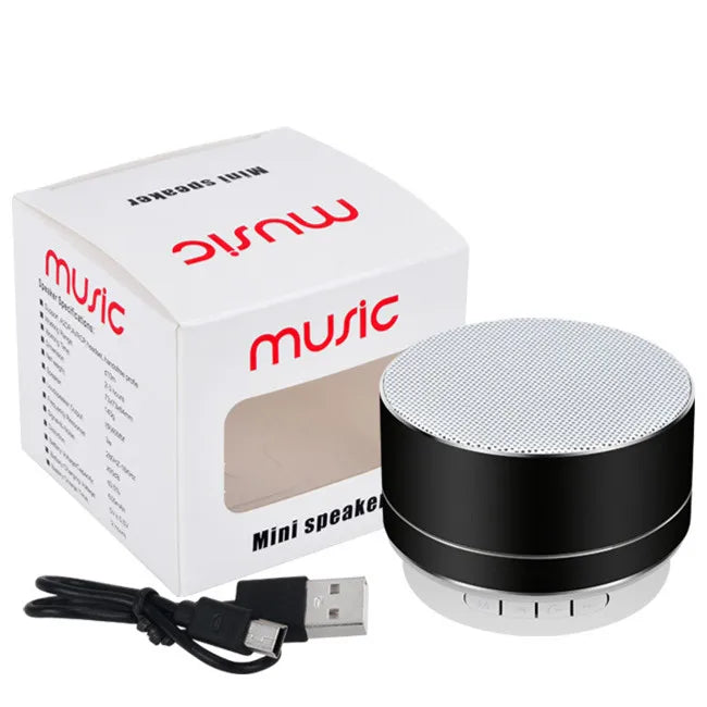 Bluetooth Speaker -Hot Sale High Quality Audio RGB Portable A10 LED Round Mini Wireless Bluetooth Speaker
