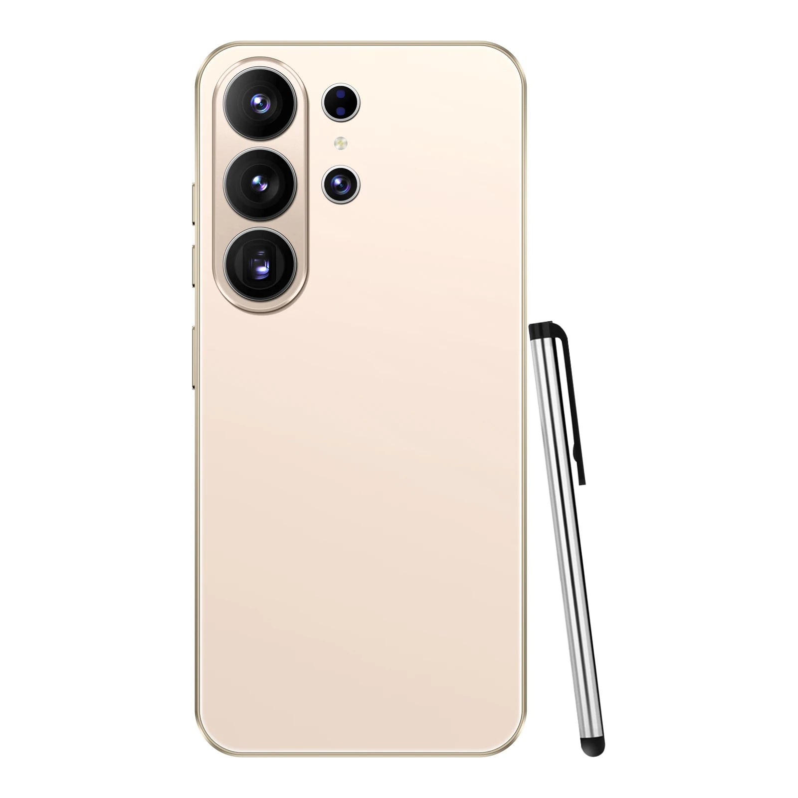 S26 Ultra smartphone featuring a 7.3 inch screen 16GB RAM and 1TB storage in silver finish view five