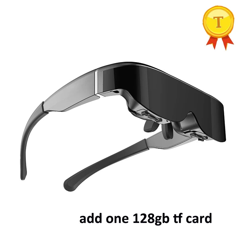 VR Smart Glasses Mobile Cinema - 128GB Portable Headset by Tidesmit black 128gb version Tidesmit
