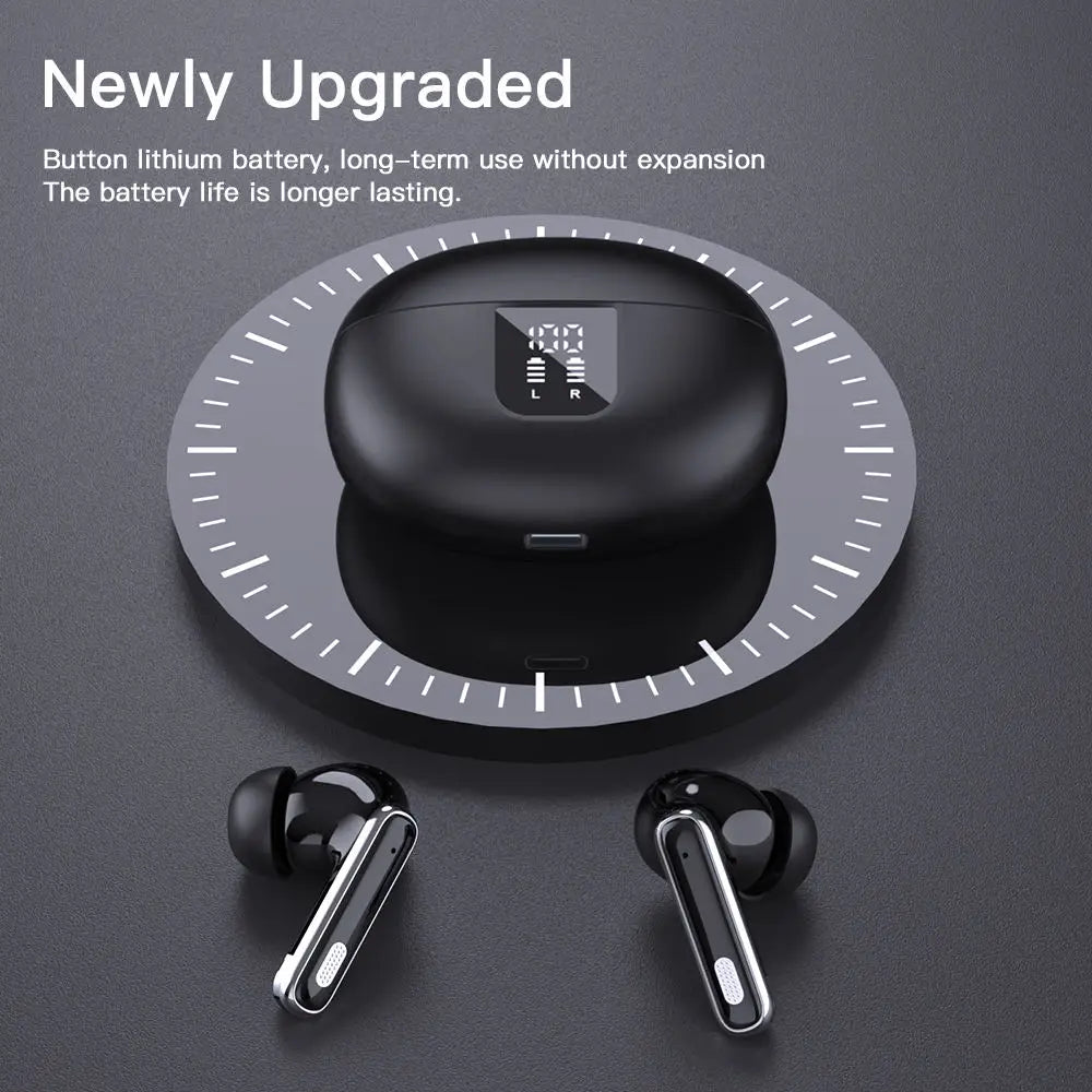Q10 ANC Wireless Earbuds, HiFi Sound Quality with Transparency Mode, Long Battery Life LED Indicator TWS Earphones Tidesmit