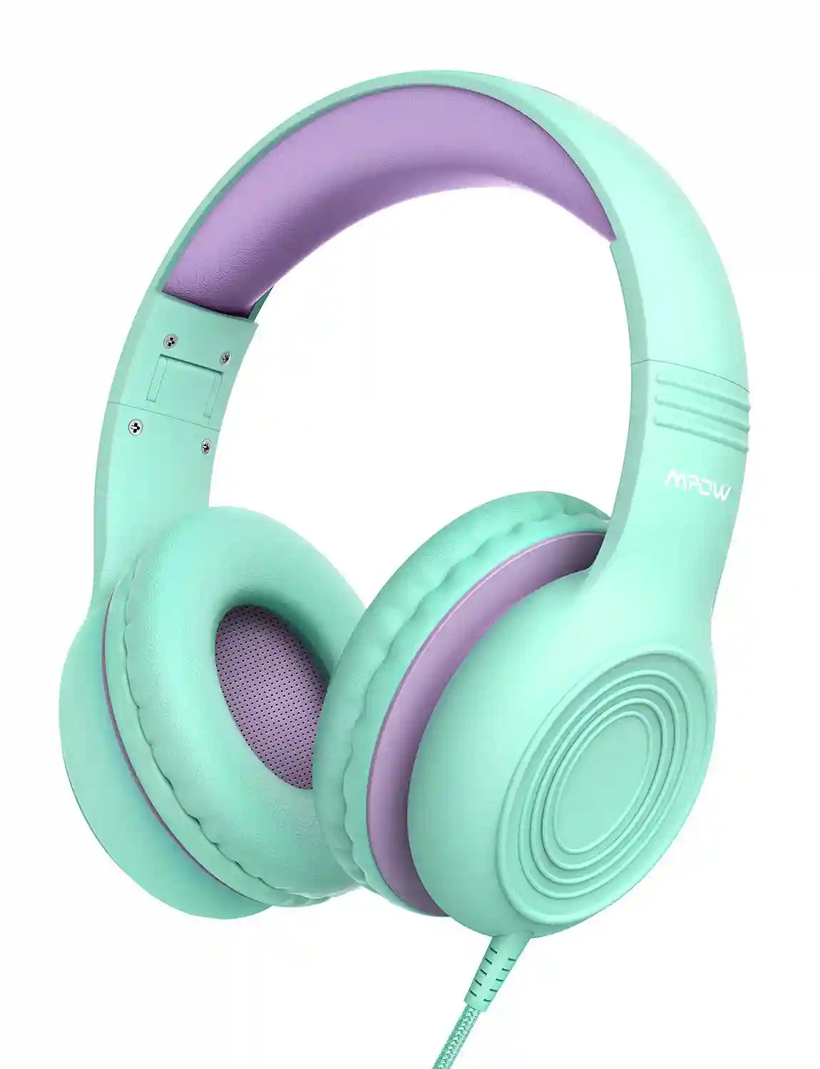 Wired Kids Headphones with Safe 85dB Volume Limiting by Tidesmit Green Tidesmit