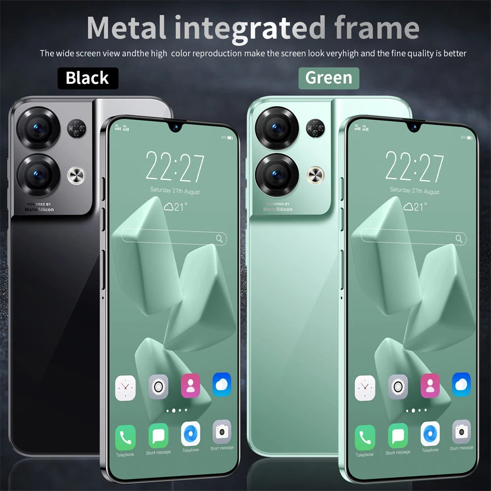 Oneplus 10 Pro 5g Smartphone Supervoo AndroidSmartphone Original 5000mah 6.7 Inch 5000amh Smart Phone TFT Reno 9 Pro 5g - Tidesmit