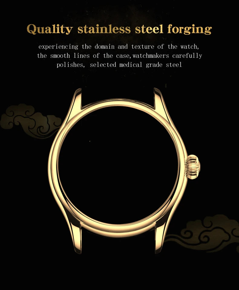 Classic Design 7007 Tourbillon Automatic Mechanical Watch Men Luxury Watch Manufacturer certified