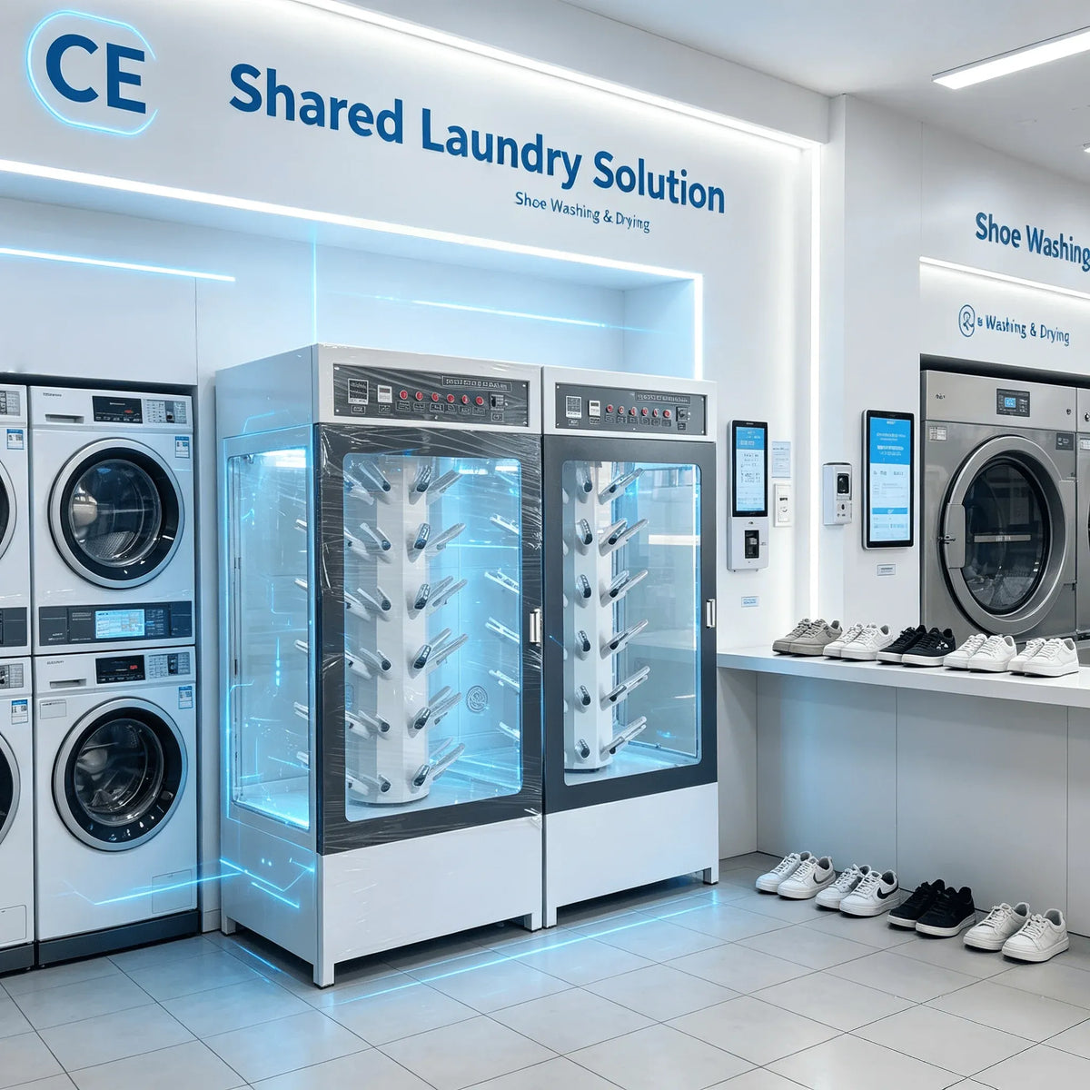 Shoe Washer Dryer Industrial Strength Commercial Use