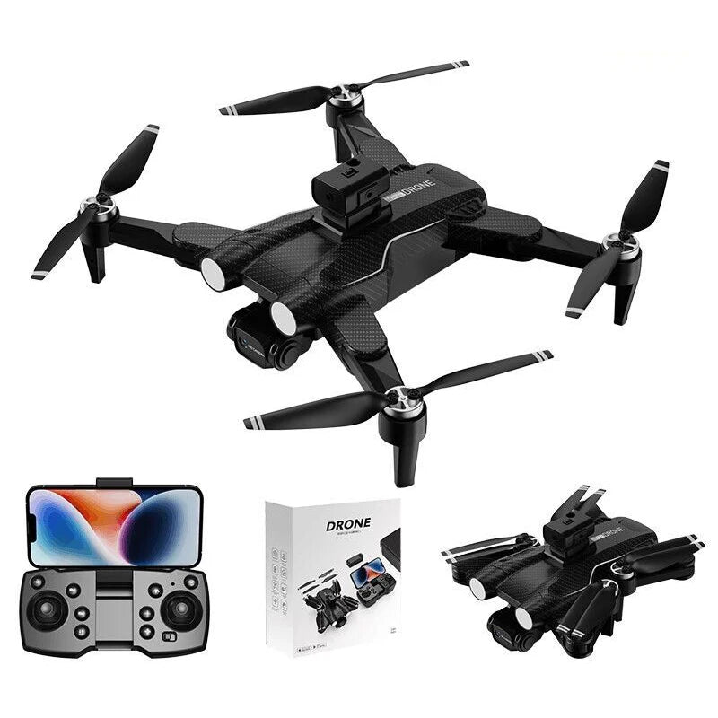 F167 Drone 4K/8K HD Dual Camera Professional Photography Obstacle Avoidance Brushless Helicopter Foldable Quadcopter Rc Drone Black F167 Tidesmit