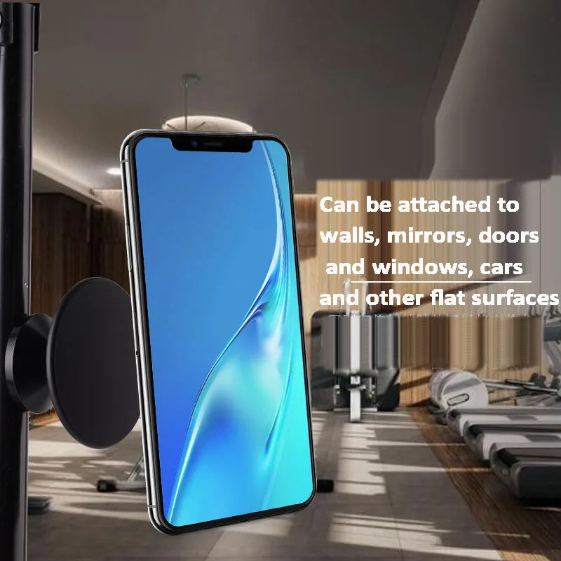 Upscale Nice Design Aluminum Alloy Mobile Phone Fitness Accessories Holder Strong Power Double Magnets Magnetic Phone Holder Gym Tidesmit