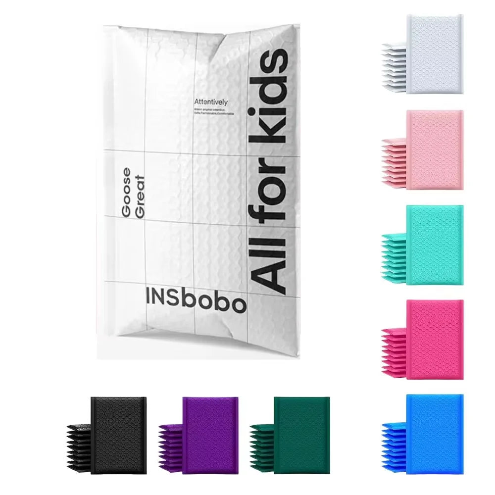 Print Packaging Shipping Bags Custom Logo Express Bag Padded Envelopes Custom Poly Bubble Mailers for Shipping With Logo