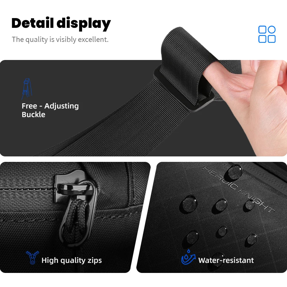 Custom logo 2025 Waterproof Mens Shoulder Bag Luxury Designer Crossbody Handbags Travel Messenger Bags